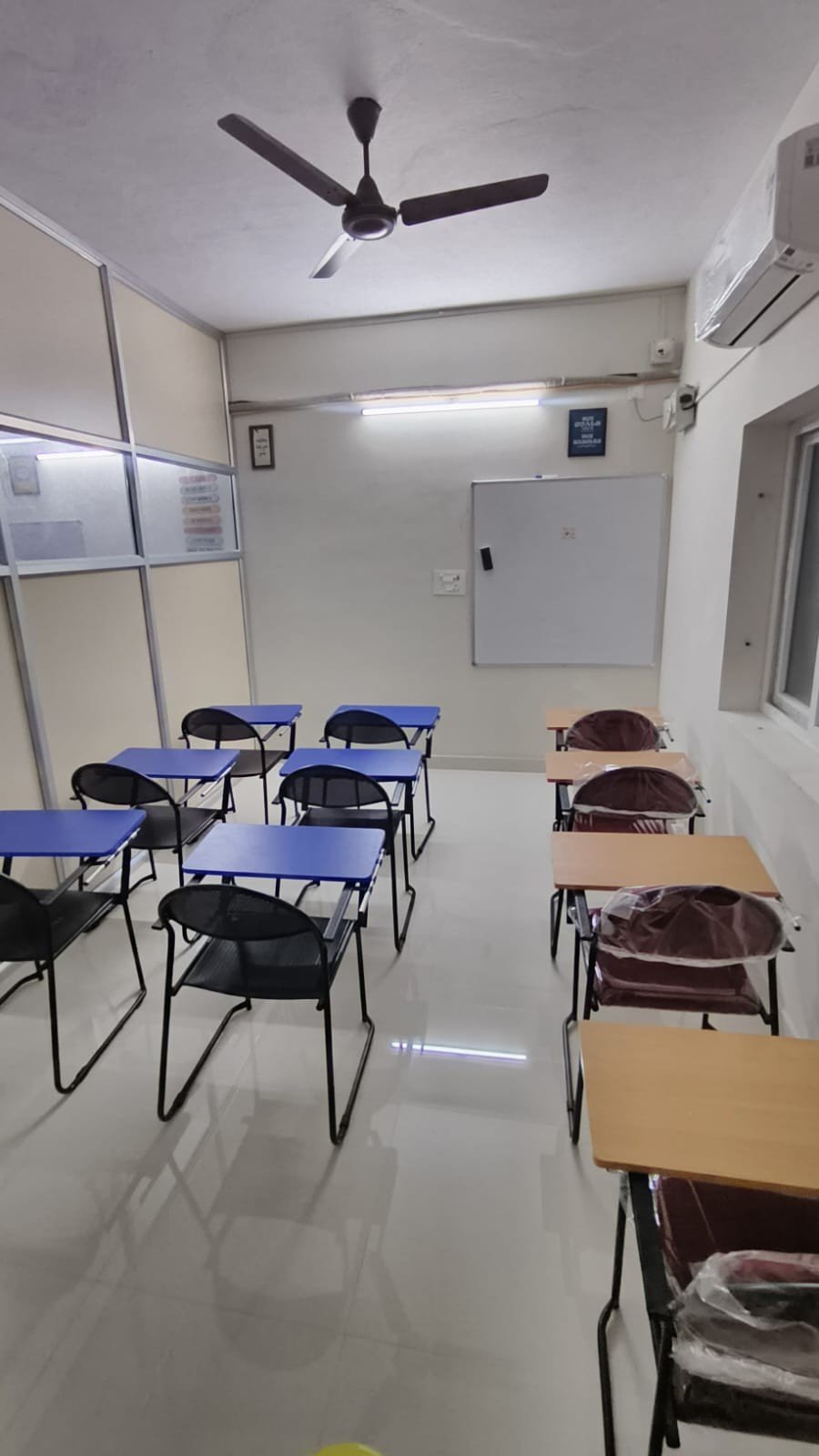 Air Conditioned Classroom with Individual Desk Seating